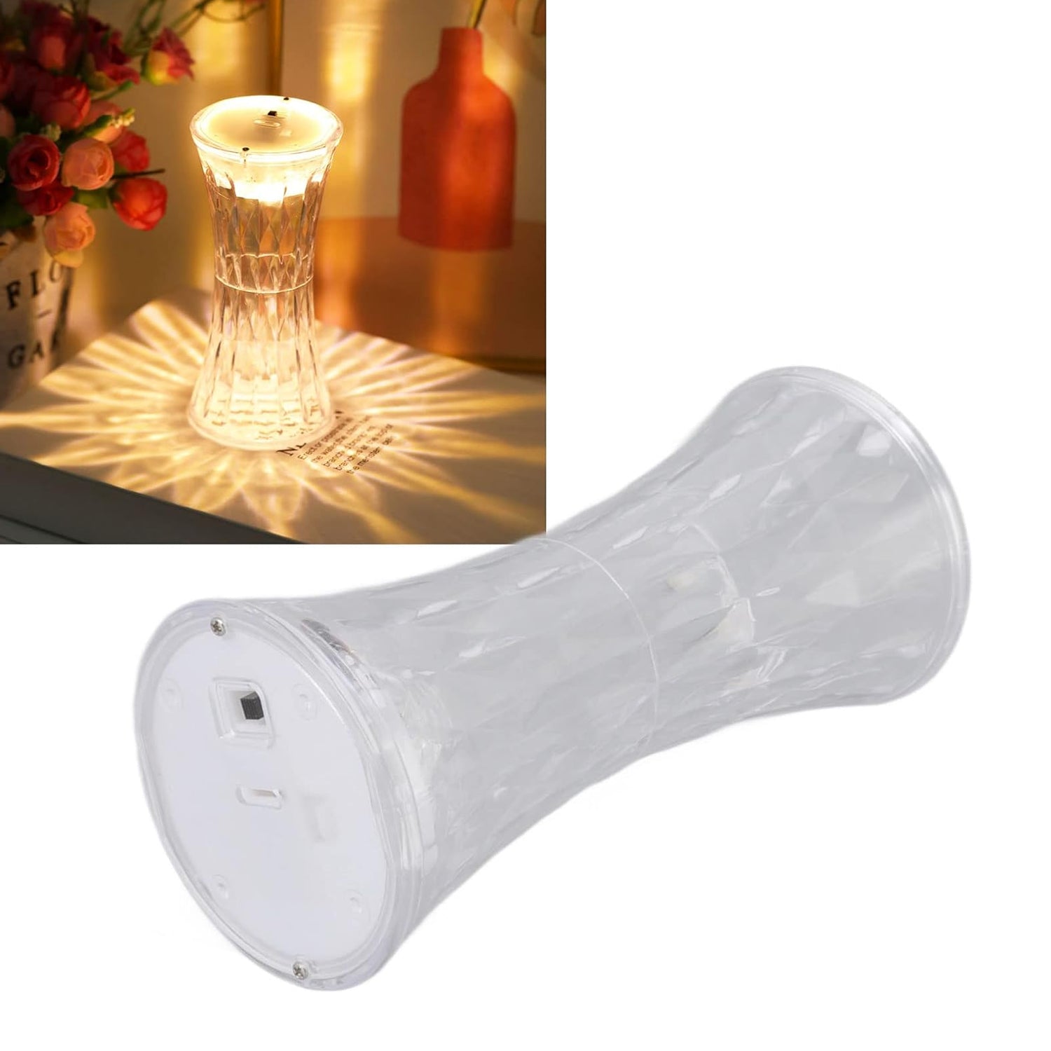 8440 Crystal Lamp, Universal Night Light, Soft Lighting, Eye Protection for Nursery, Study, Bedroom Transparent Crystal Table Soft Lighting Multipurpose for Hotel for Office for Children's Room (12Pc MOQ) 8440 Crystal Lamp, Universal Night Light, Soft Lighting, Eye Protection for Nursery, Study, Bedroom Transparent Crystal Table Soft Lighting Multipurpose for Hotel for Office for Children's Room (12Pc MOQ)